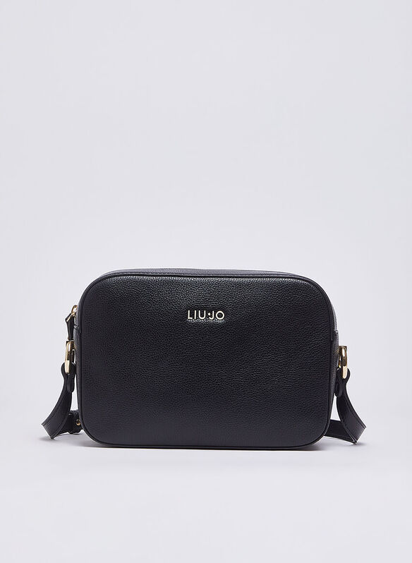 BORSA A TRACOLLA MEDIA, 22222 BLK, medium