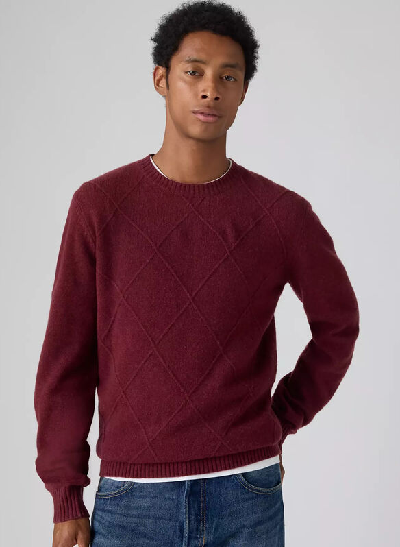 MAGLIONE LMBSW ROMBI, 0034 BORDEAUX, medium