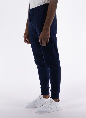 PANTALONE SPORTIVO IN FELPA DI COTONE ORGANICO, 166 NVY, small