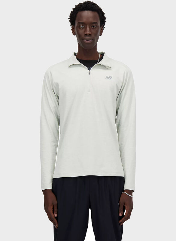 MAGLIA 1/2 ZIP ESSENTIAL, - GREY, medium