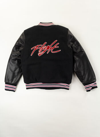 GIUBBOTTO BOMBER COLLEGE JORDAN, 023 BLK, small