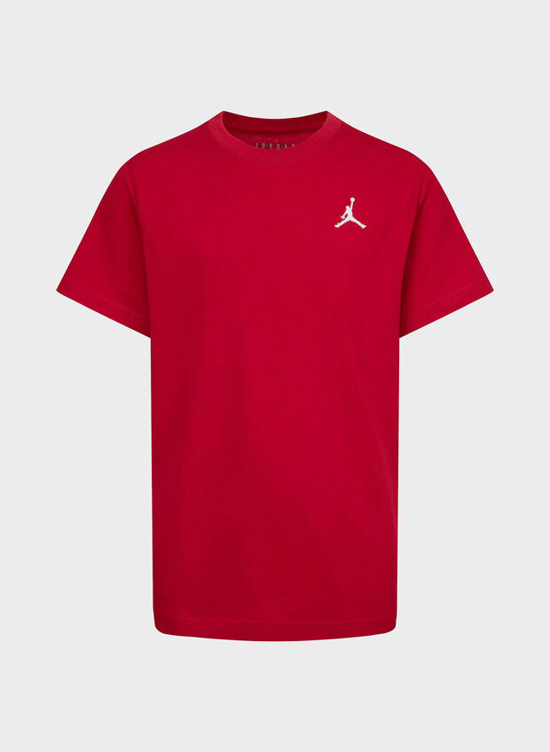 T-SHIRT JUMPMAN MICRO LOGO BAMBINO, R78 RED, large