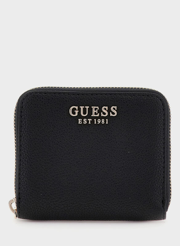 PORTAFOGLIO MINI LAUREL 4G LOGO, BLK, medium