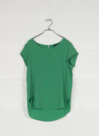 BLUSA LOOSE SHORT SLEEVED TOP, LEPRE GREEN, small