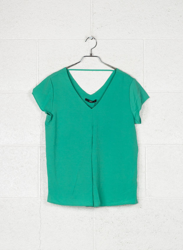 BLUSA NOVA LUX SOLID DEEP, SIMPLY GREEN, large