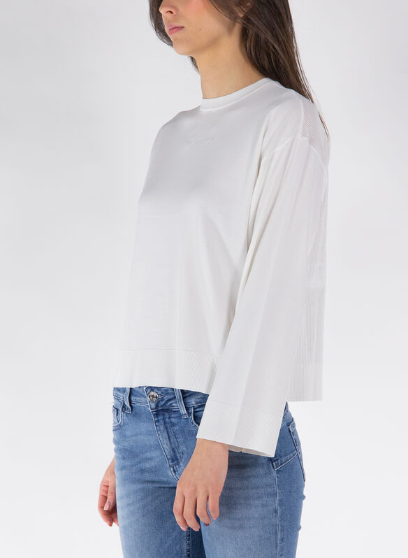 MAGLIONE GIROCOLLO, 1125 PANNA, medium