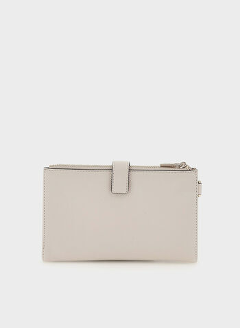 PORTAFOGLIO LAUREL SAFFIANO, BON STONE, small