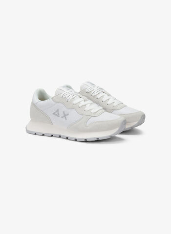 SNEAKER ALLY GLITTER TEXTILE, 01 WHT, small