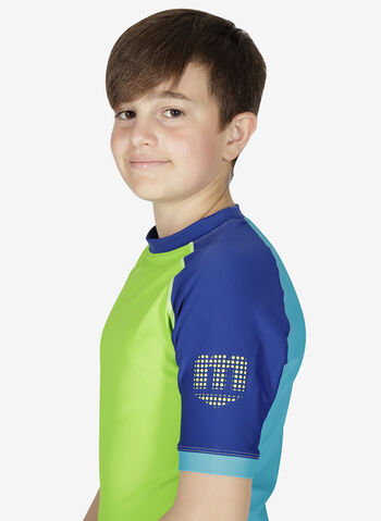 MAGLIA ANTI UV RASHGUARD JUNIOR, , small