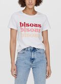 T-SHIRT CON STAMPA GRAFICA, BISOUS, thumb