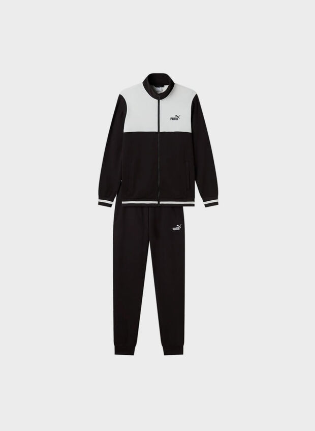 TUTA ESS FULL ZIP, 01 BLKWHT, large