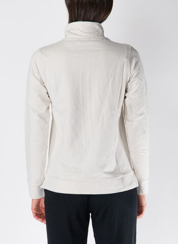 FELPA CON COLLO ALTO, ZFLO74 PANNA, small