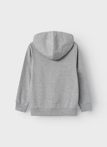 FELPA HOODIE JIMMY RAGAZZO, GREY MELANGE, small