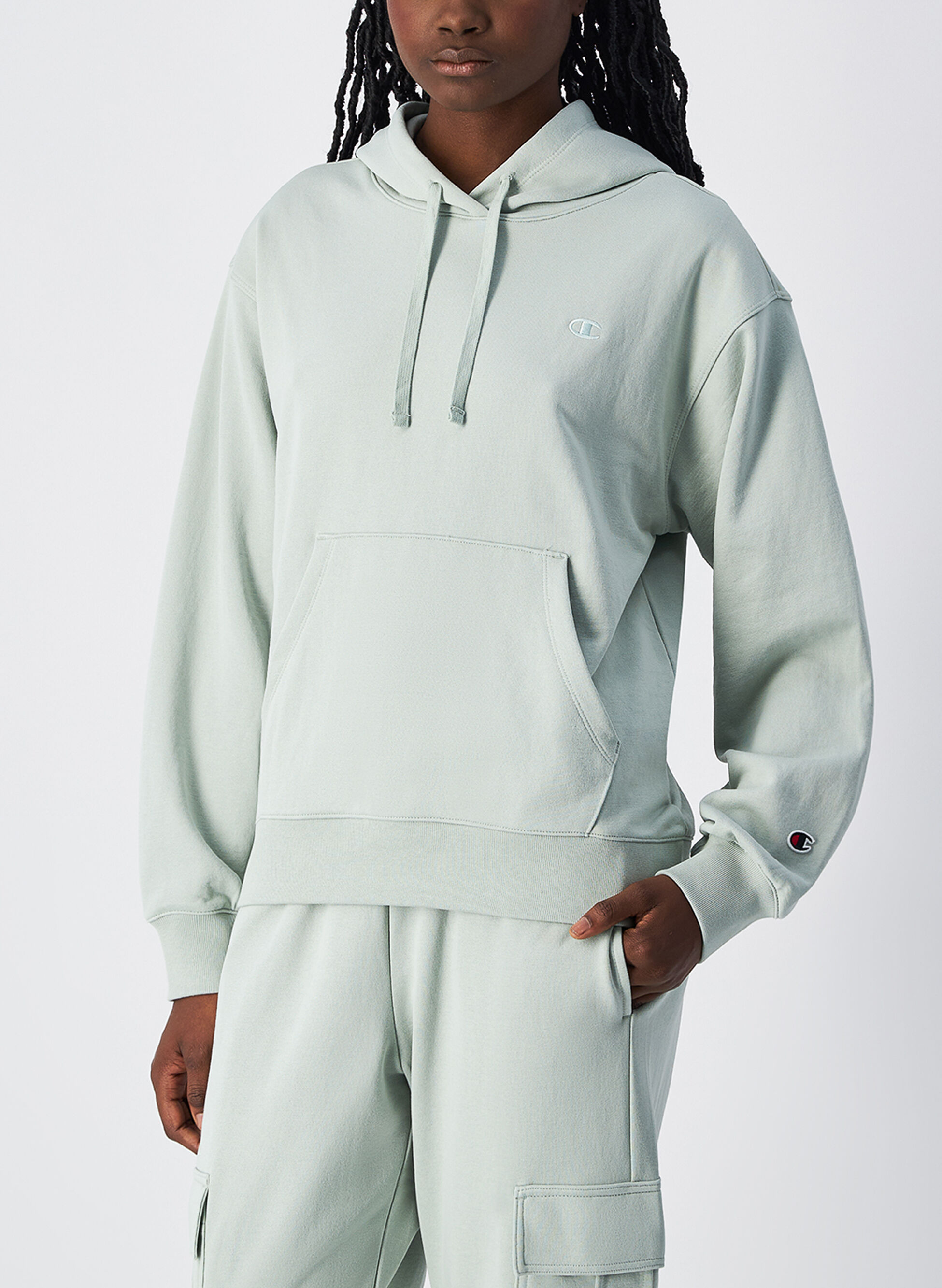 FELPA HOODIE ICONS TONAL MICRO LOGO XS