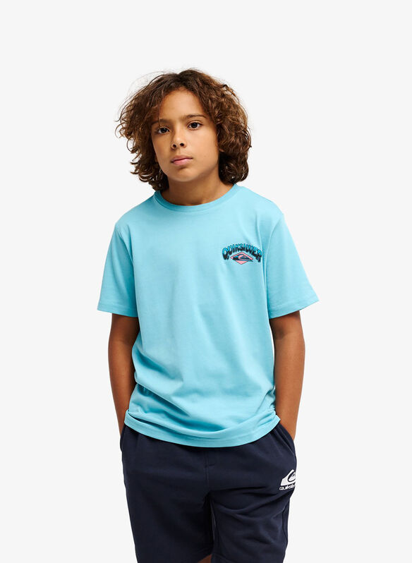 T-SHIRT PALM HORIZON RAGAZZO, BJK0 AQUA, medium