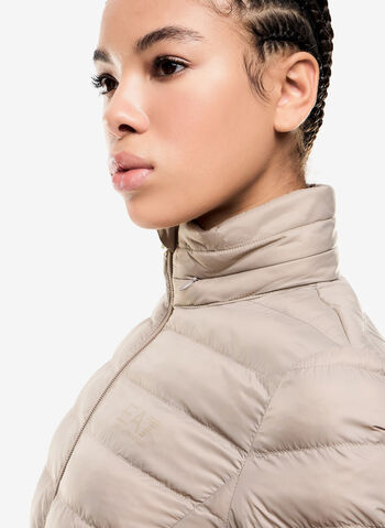 GIUBBOTTO IMBOTTITA IN NYLON LEGGERO CORE LADY ASV, BEIGE, small