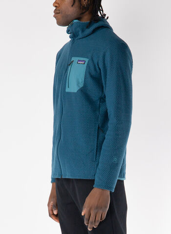 FELPA FULL ZIP R1 AIR, TIDAL TEAL, small
