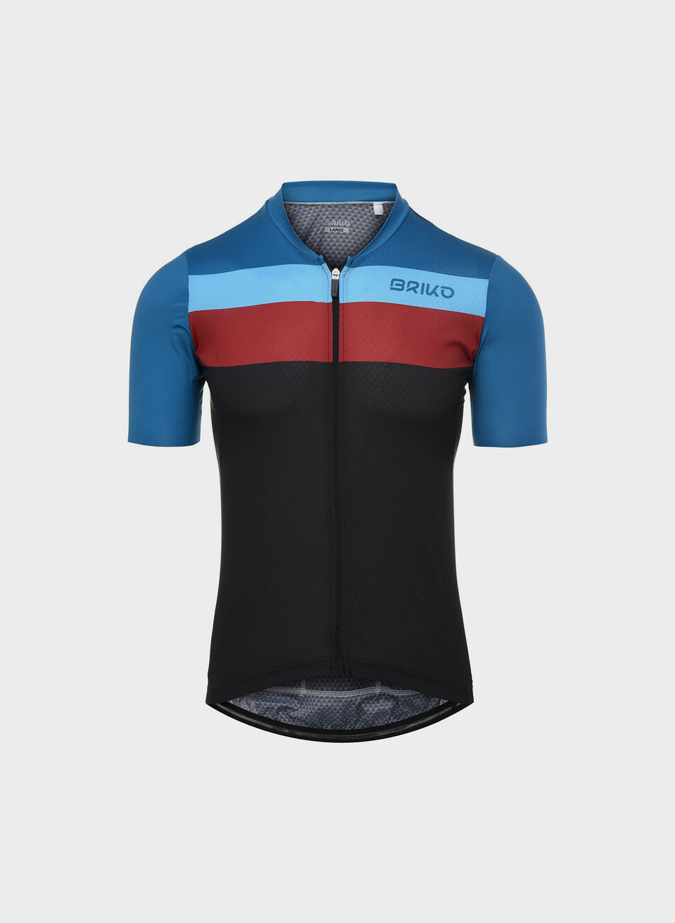 BRIKO MAGLIA STRIPE FULL ZIP