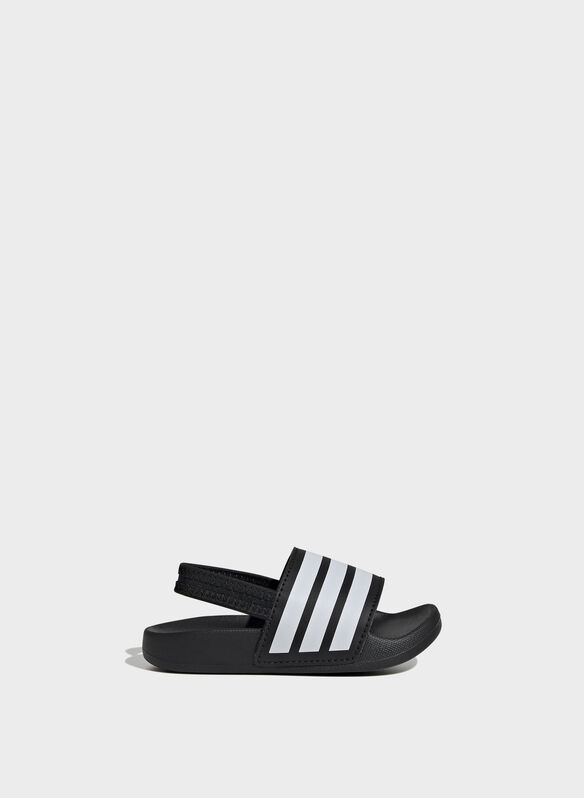 CIABATTA  ADILETTE INFANT, - BLKWHT, medium