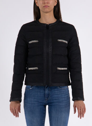 GIUBBOTTO IRENE COLLO CHANEL, JBLK BLK, small