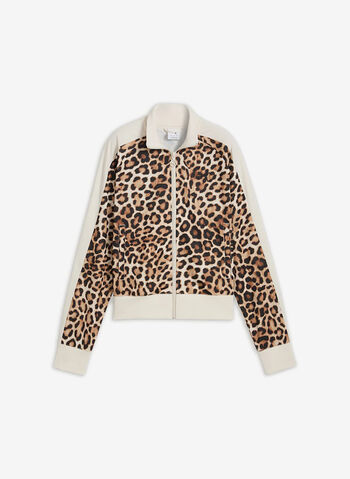 FELPA FULL ZIP T7 LEO LUXE, 87 PANNA, small