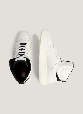 SCARPA MIDI IN PELLE, YBL WHTBLK, small