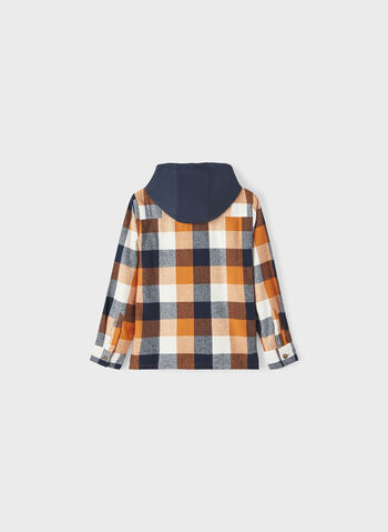 CAMICIA LANE CHECK RAGAZZO, AUTUMN MAPLE BISCOTTOWHT, small
