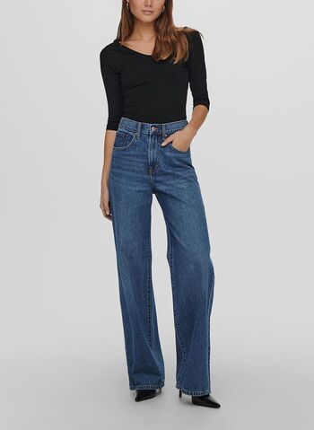 JEANS HOPE PALAZZO STRAIGHT FIT, MEDIUMBLUE, small