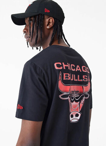 T-SHIRT NBA CHICAGO BULLS, BLK, small