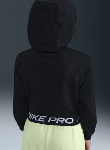 FELPA PRO FLEECE DRI-FIT RAGAZZA, 011 BLK, small