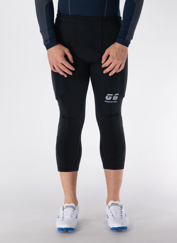 SHORTS MATCH COMPRESSION 3/4, BLK, small