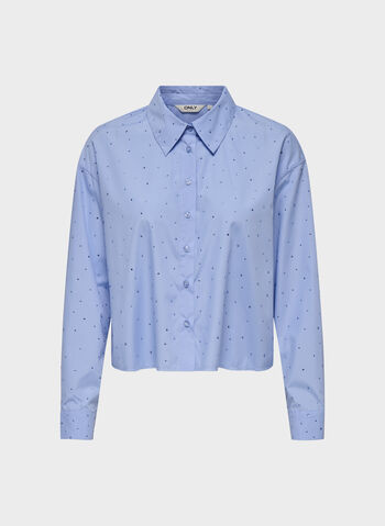 CAMICIA LONGSLEEVE LOLA CON STRASS, SERENITY, small
