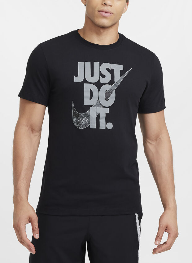 T-SHIRT DRI FIT JUST DO IT, 010 BLK, large