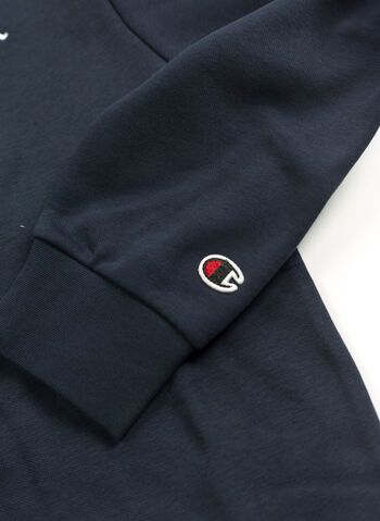 FELPA GIROCOLLO CON LOGO RAGAZZO, BS501 NVY, small