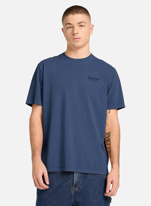 T-SHIRT STONE, - DENIM, medium