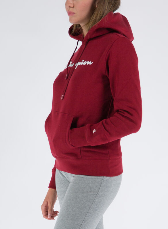 FELPA CON CAPPUCCIO CHIUSO CLASSIC BIG LOGO, RS506 BORDEAUX, medium