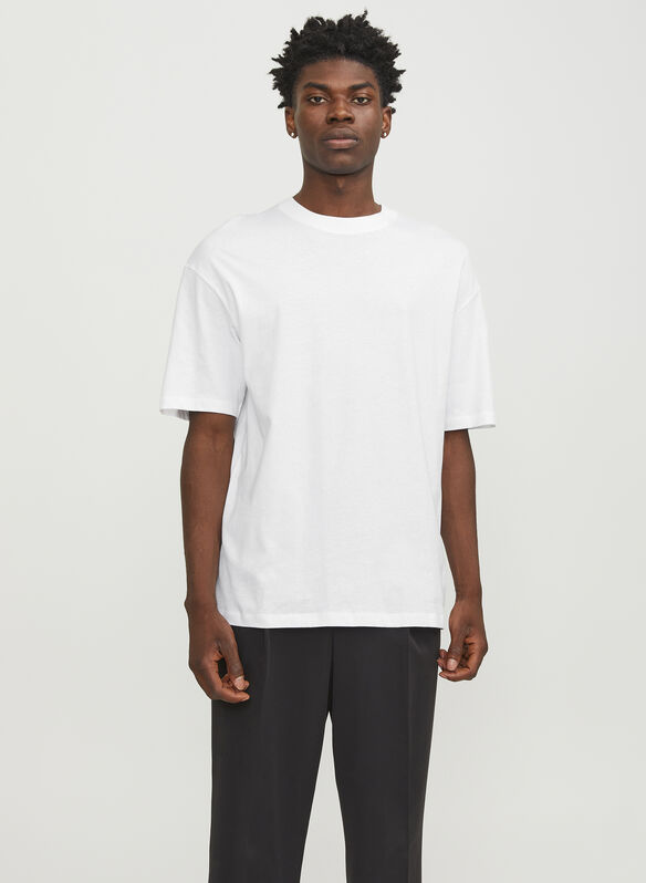 T-SHIRT SEMPLICE, WHITE, medium