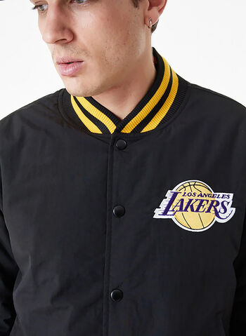 GIUBBOTTO BOMBER LOS ANGELES LAKERS, BLK, small