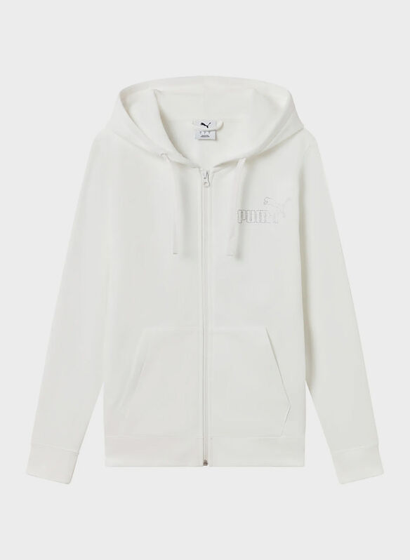 FELPA RHINESTONE LOGO CON STRASS, 02 WHT, medium