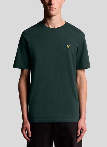 T-SHIRT PLAIN, W486 DARK GREEN, small