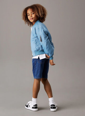 BERMUDA JEANS VIBRANT RELAX RAGAZZO, 1BJ STONE, small