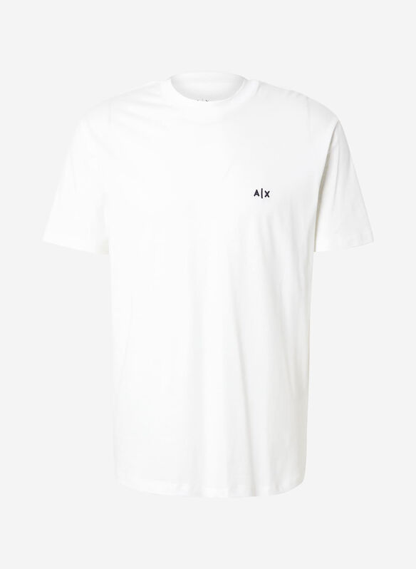 T-SHIRT MICRO LOGO, U0009 WHT, medium