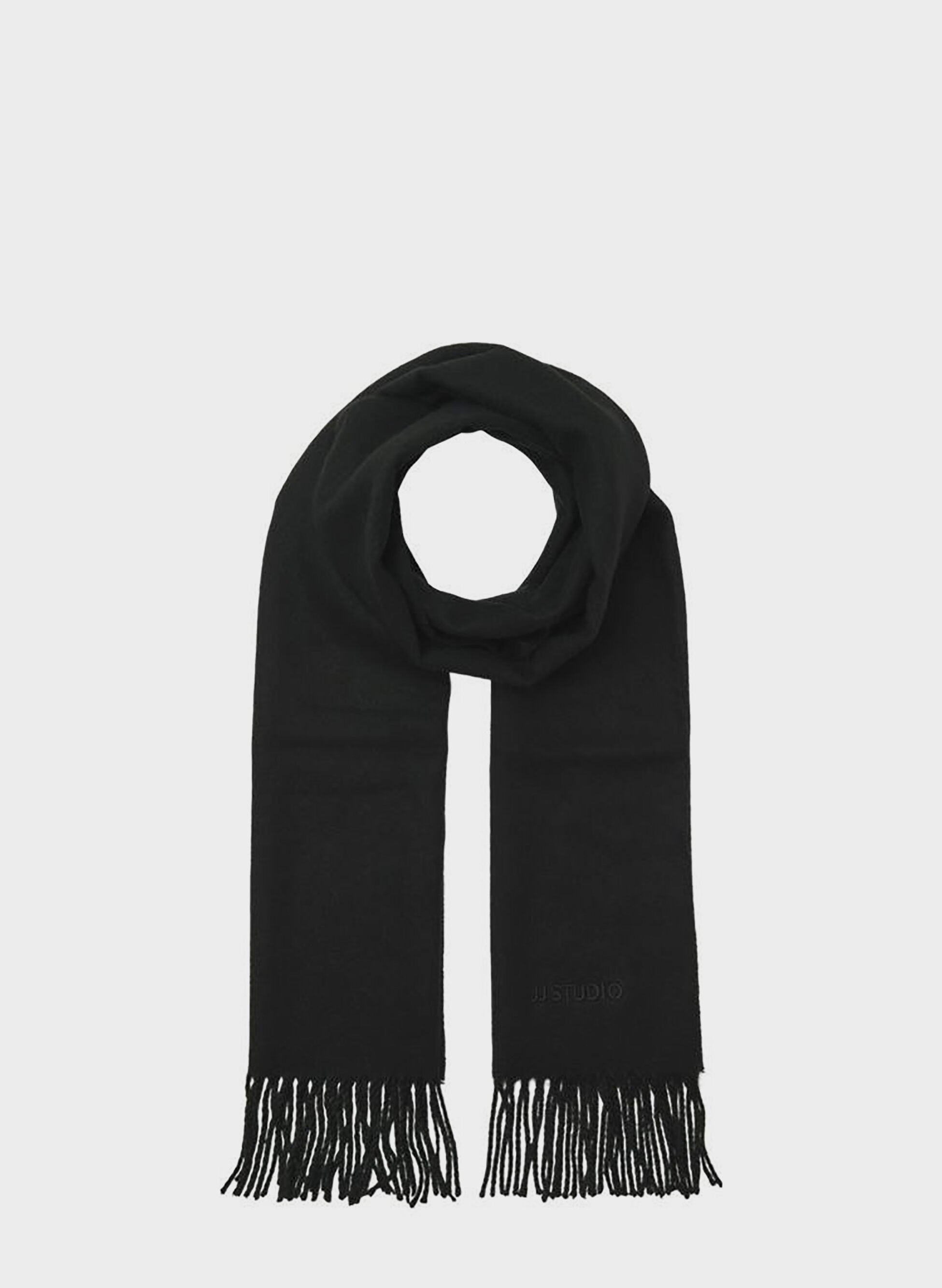 SCIARPA IN MAGLIA CON FRANGE UNI