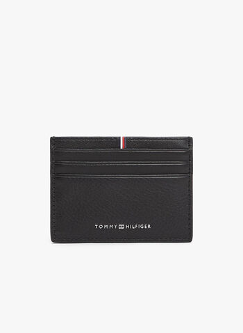 PORTACARTE CORPORATE IN PELLE, BDS BLK, small