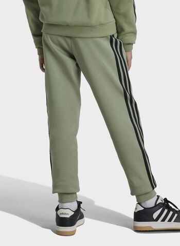 PANTALONE FUTURE ICON 3 STRIPES RAGAZZA, GREEN, small