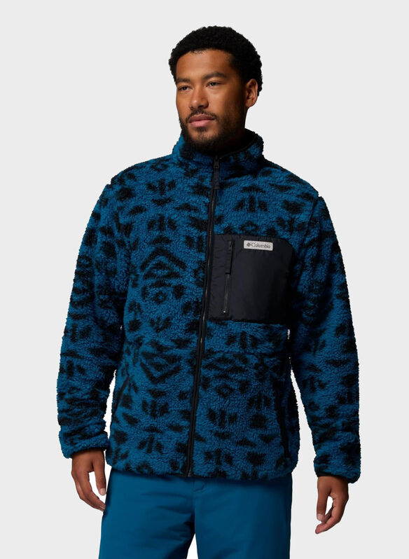 FELPA SHERPA FULL ZIP WINTER REVERSE, 442 BLUEBLK, medium