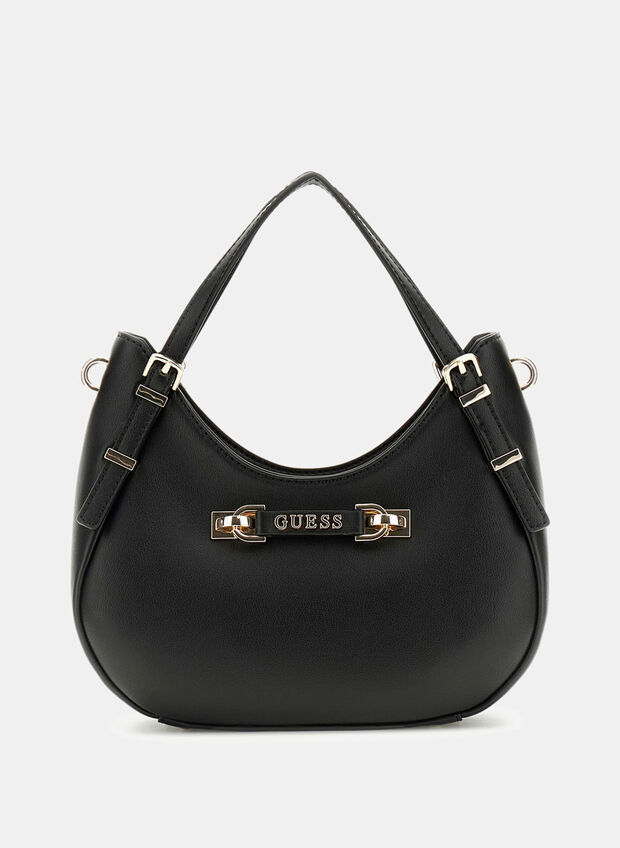 BORSA A SPALLA LEFIA SMALL, BLA BLK, large