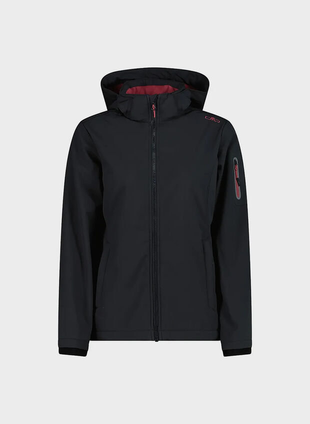 GIACCA SOFTSHELL CON CAPPUCCIO STACCABILE, 12UU ANTPEANIA, large