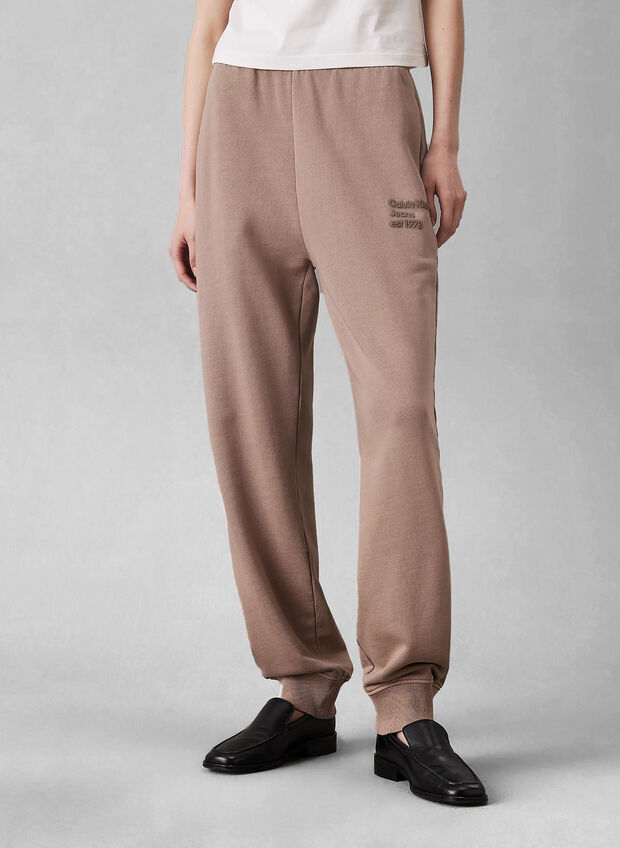 PANTALONE CON POLSINO, PFW TAUPE, large