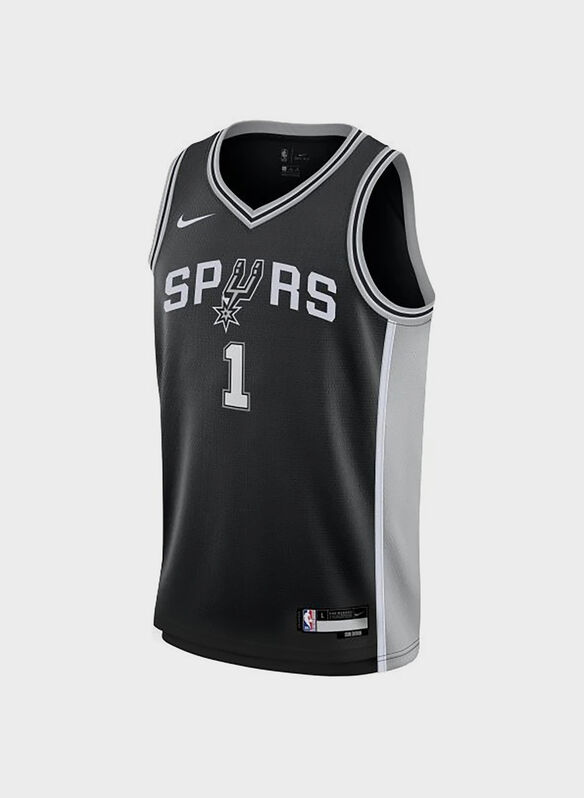 CANOTTA NBA S.ANTONIO WEMBANYAMA RAGAZZO, - BLK, medium